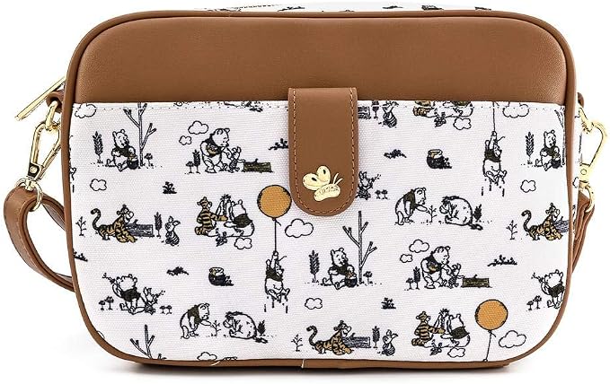 Disney Winnie The Pooh Line Drawing Crossbody - Loungefly