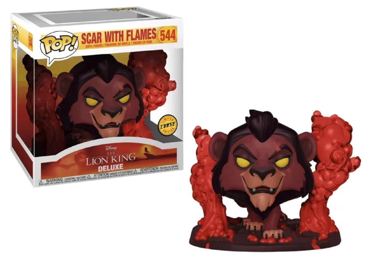 Scar with Flames #544 - Funko Pop! - Deluxe - Disney - The Lion King - Chase Exclusive