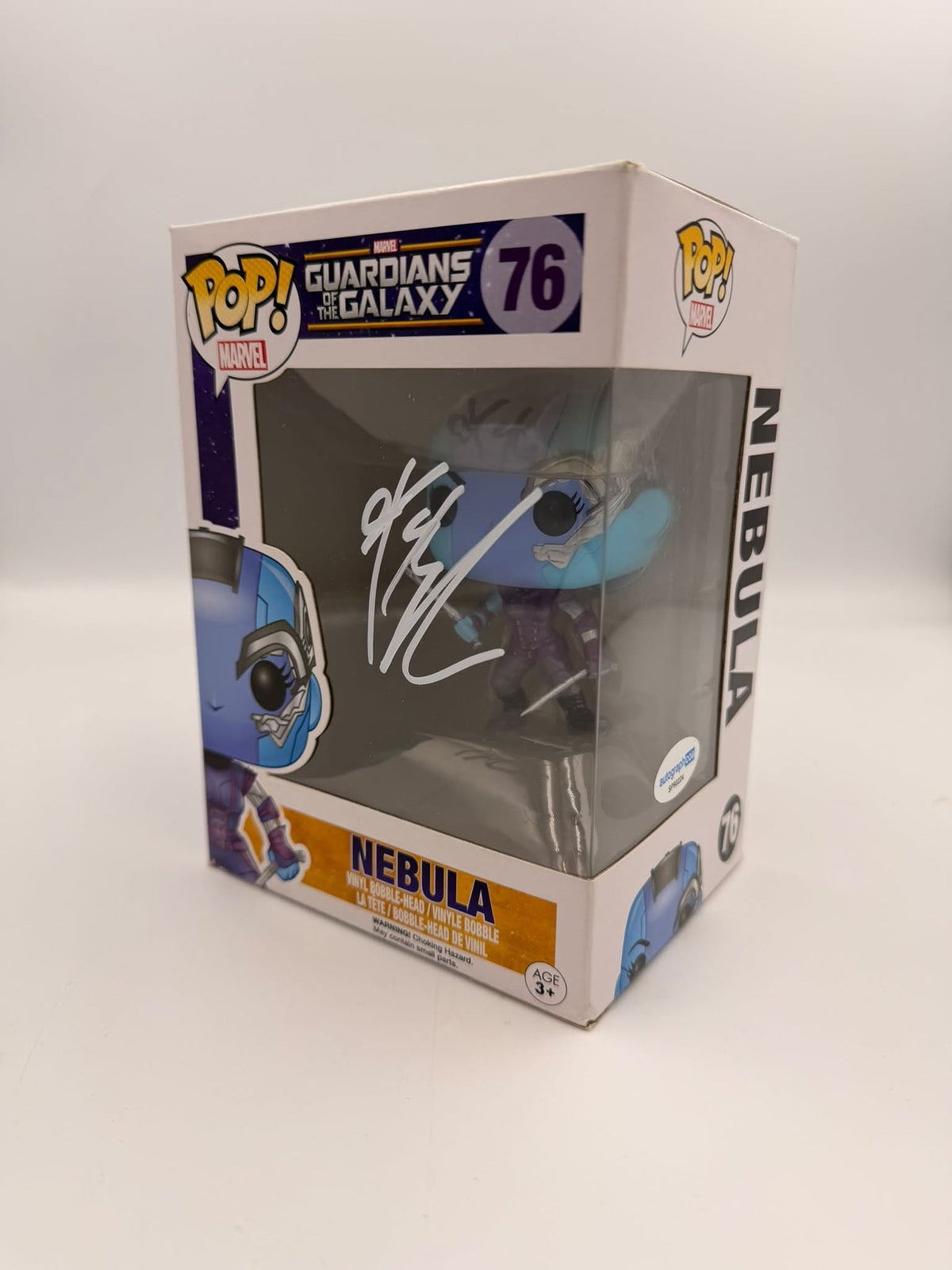 NEBULA - #76 - Funko Pop! - MOVIES - MARVEL Guardians of the Galaxy - Signed by Karen Gillan - ACOA Certificate