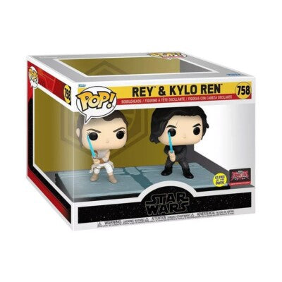 Funko Moments: Star Wars Kylo And Rey - #758 - Funko Pop! - Target Con Exclusive GITD