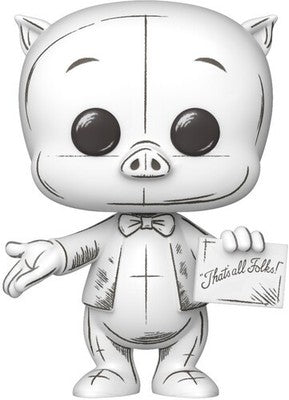 Looney Tunes: Sketched - Porky Pig - #2012- Funko Pop!