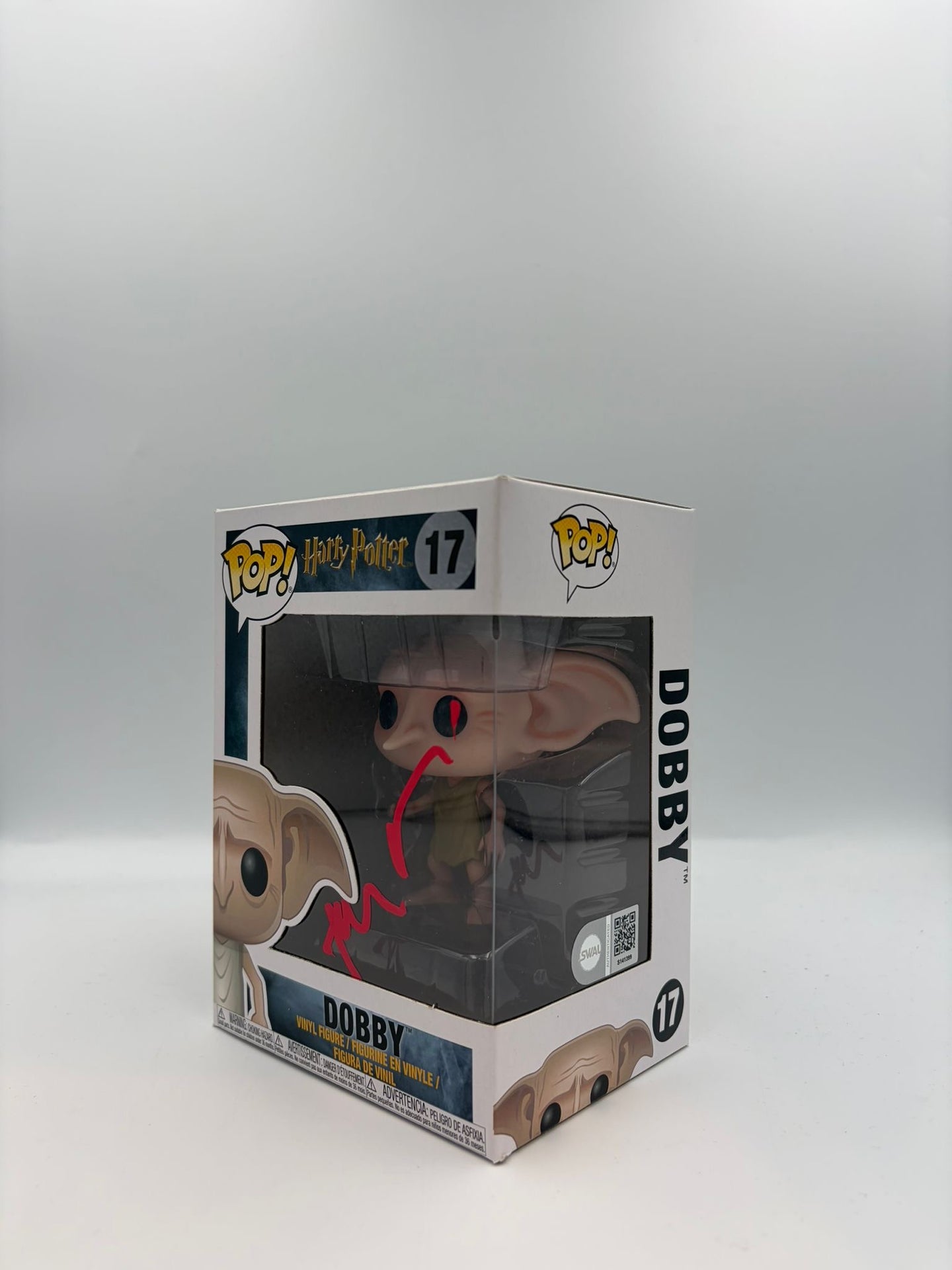 Dobby - #17 - Funko Pop! - Harry Potter - Signed By Toby Jones - Certified Pop
