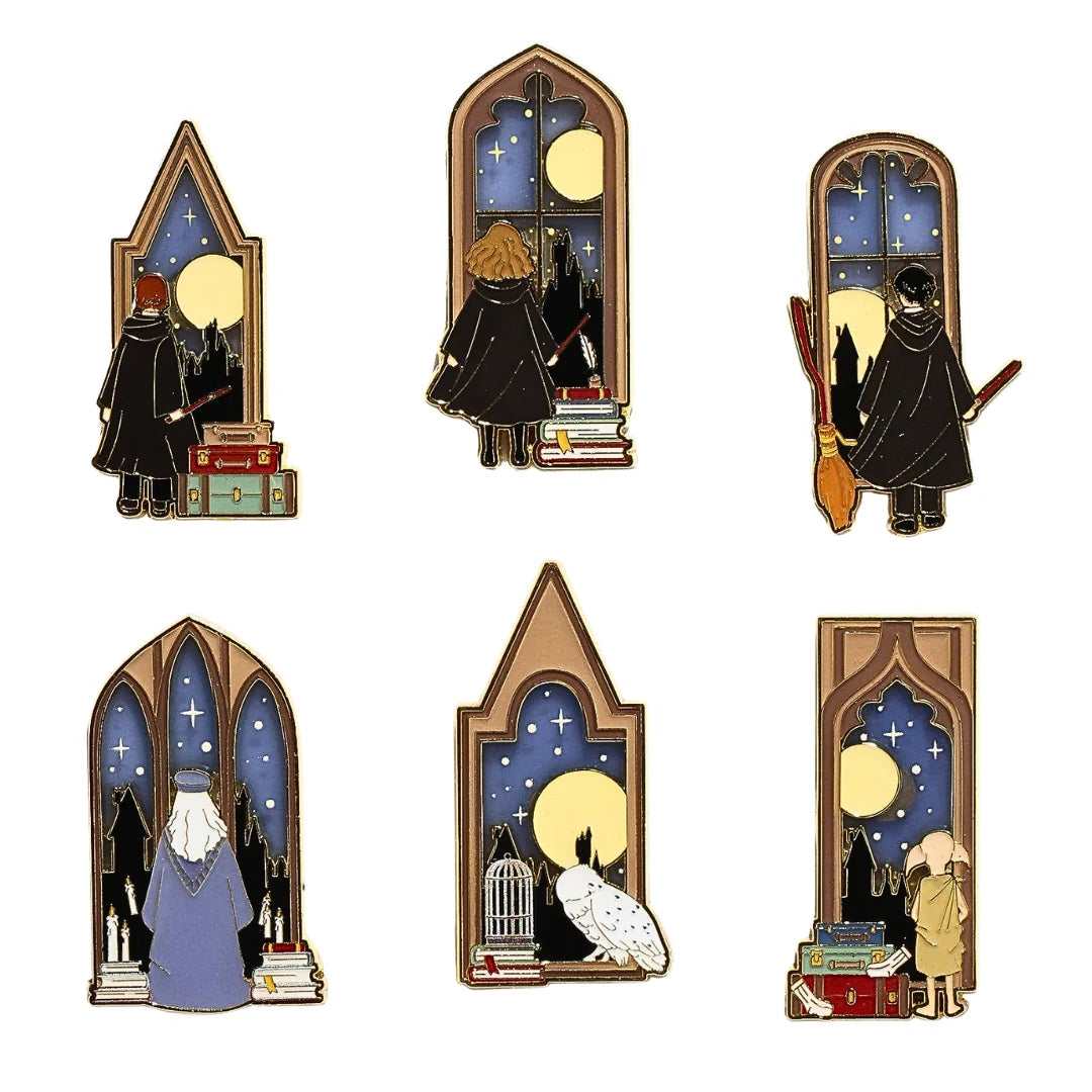 Harry Potter Star Windows Stained Glass Blind Box Pin - Loungefly - Pins