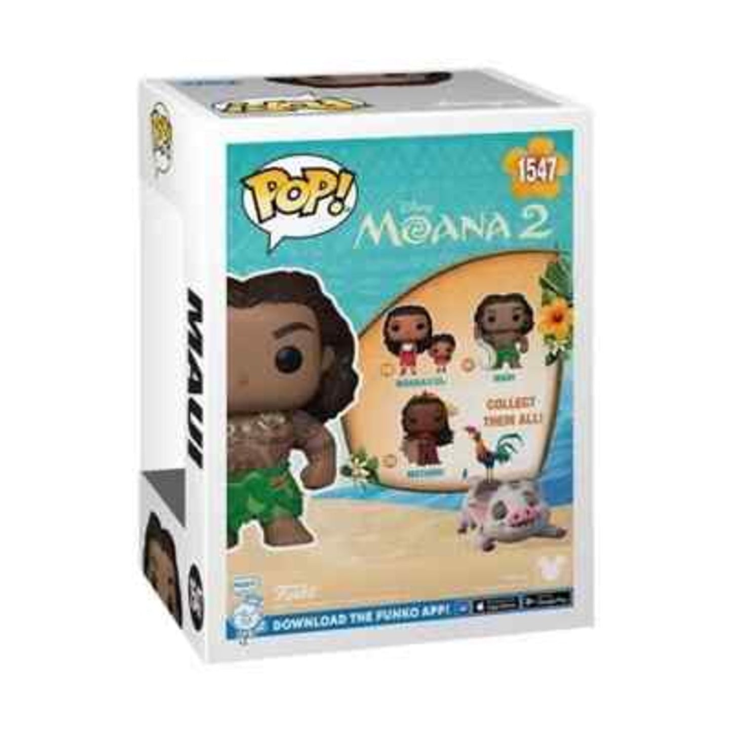FUNKO Maui With Fish Hook - #1547 - Funko POP! Disney: Moana 2