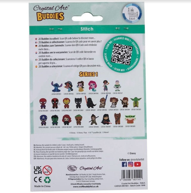 Crystal Art Disney Stitch Themed Kit