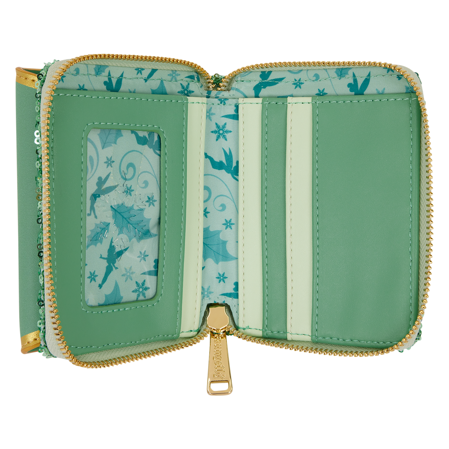 Tinker Bell Holiday Sequin Tri-Fold Wallet – Loungefly