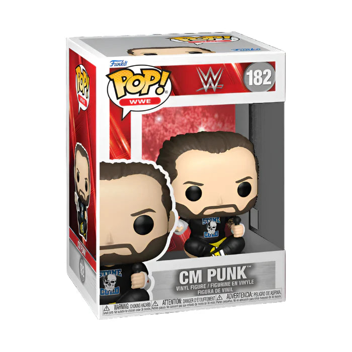 CM Punk- #182 - Funko Pop! - WWE