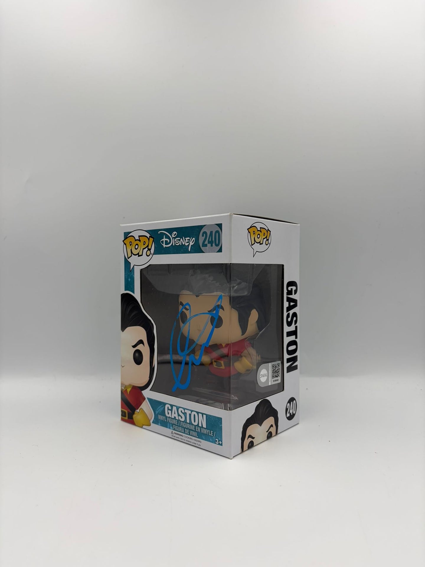 Gaston - #240 - Disney - Signed By Luke Evans- SWAU Certified Funko Pop!