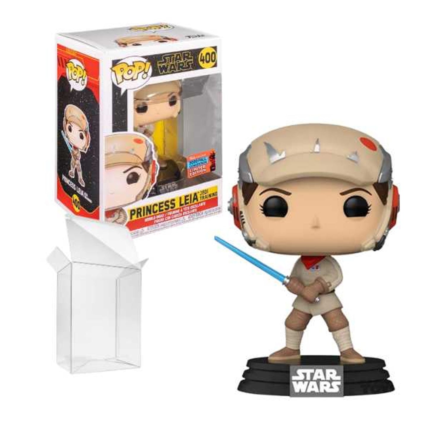 Funko Pop! Star Wars Princess Leia Jedi Training #400 - 2020 Fall Con Exclusive