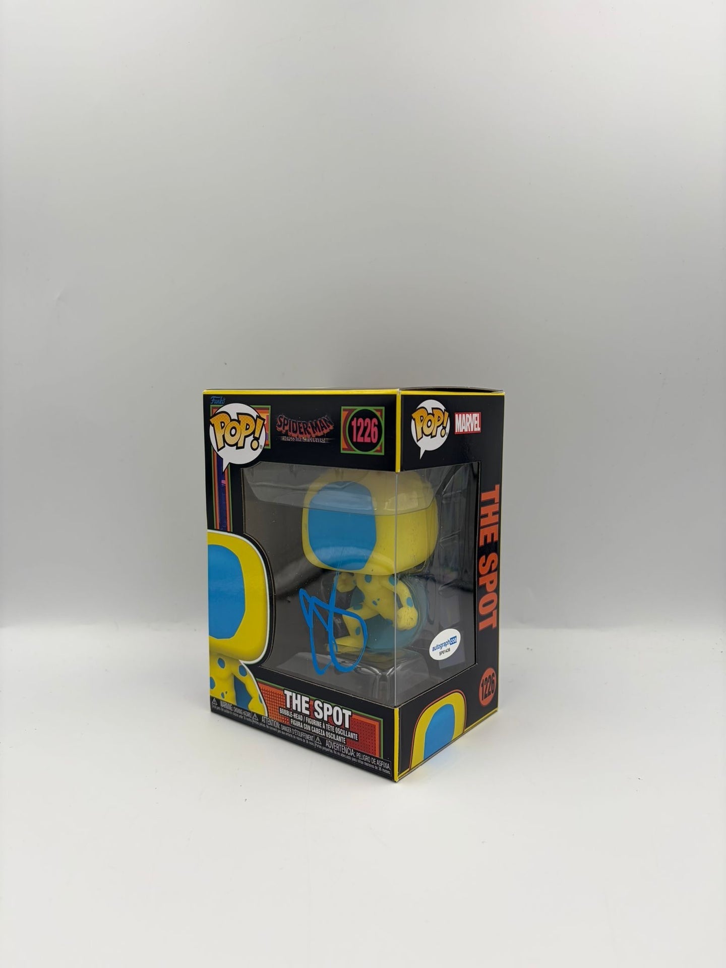 The Spot - # 1226 - Spider-Man Across The Universe - Signed By Jeff Goldblum - Autographcoa Certified Funko Pop!