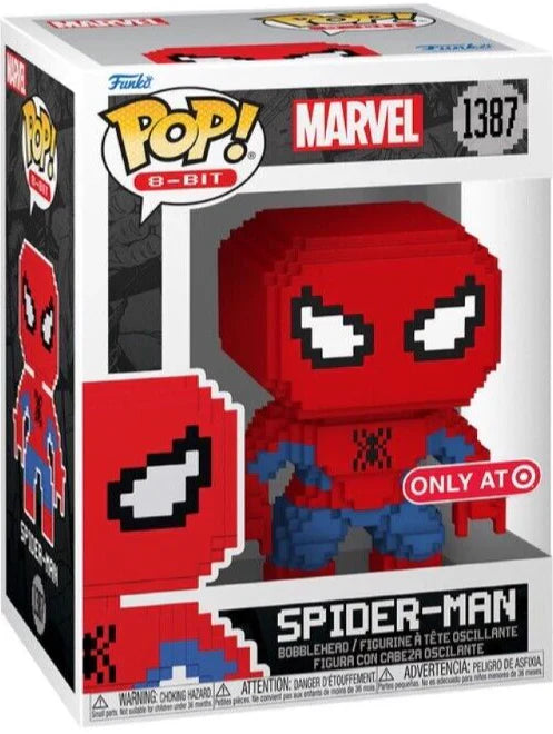 Spider-man - #1387 - Funko Pop! - Marvel - 8-BIT - Target Exclusive