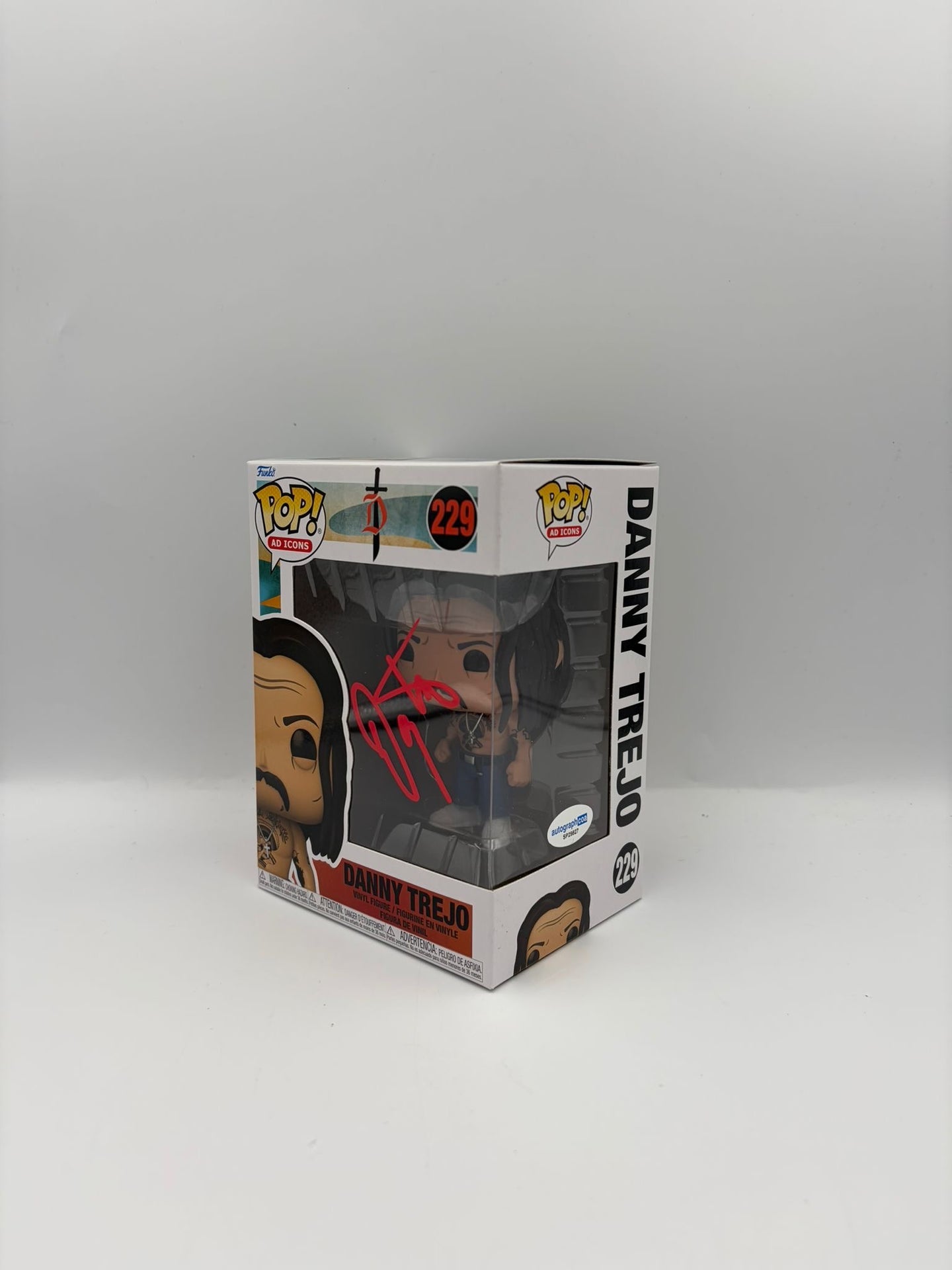 Danny Trejo - #229 - Ad-Icons - Signed By Danny Trejo - Autographcoa Certified Funko Pop!