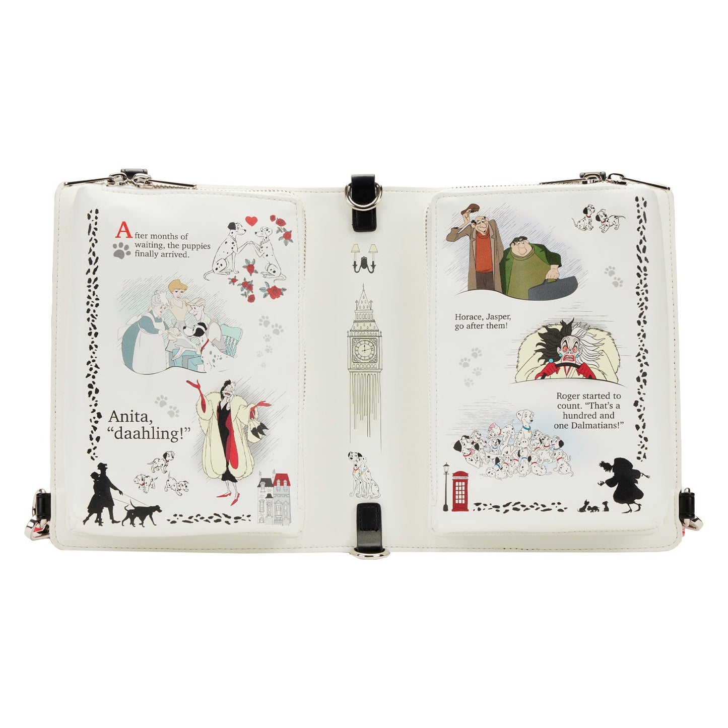 101 Dalmatians Convertible Crossbody - Book Series - Crossbody - Disney - Loungefly