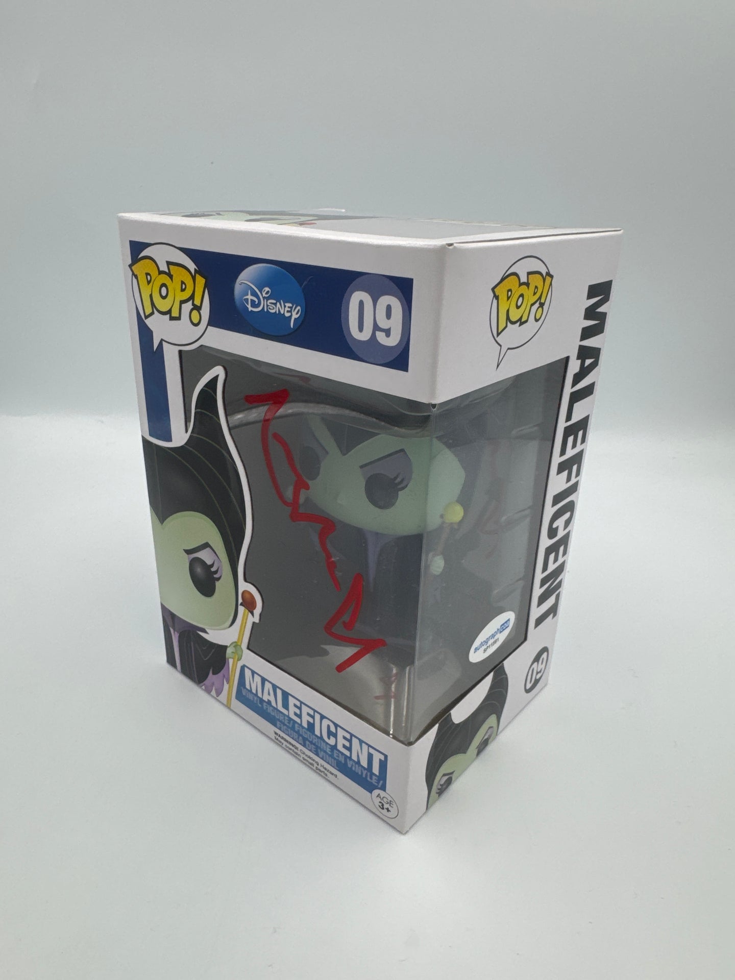 Maleficent - #09 - Funko Pop! - Disney - Maleficent - Signed By Angelina Jolie - Certified by Autographcoa