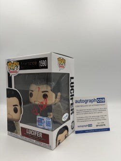 Lucifer - #1590 - Lucifer - Signed By Tom Ellis - Autographcoa Certified Funko Pop!