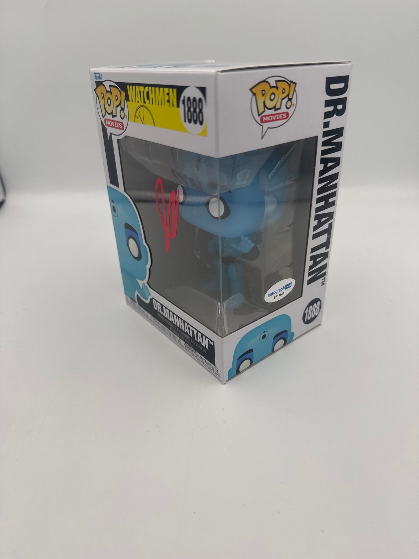 Dr Manhattan - #1888 - Funko Pop! - Movies - Watchmen - Signed By Billy Crudup - Autographcoa Certified Pop