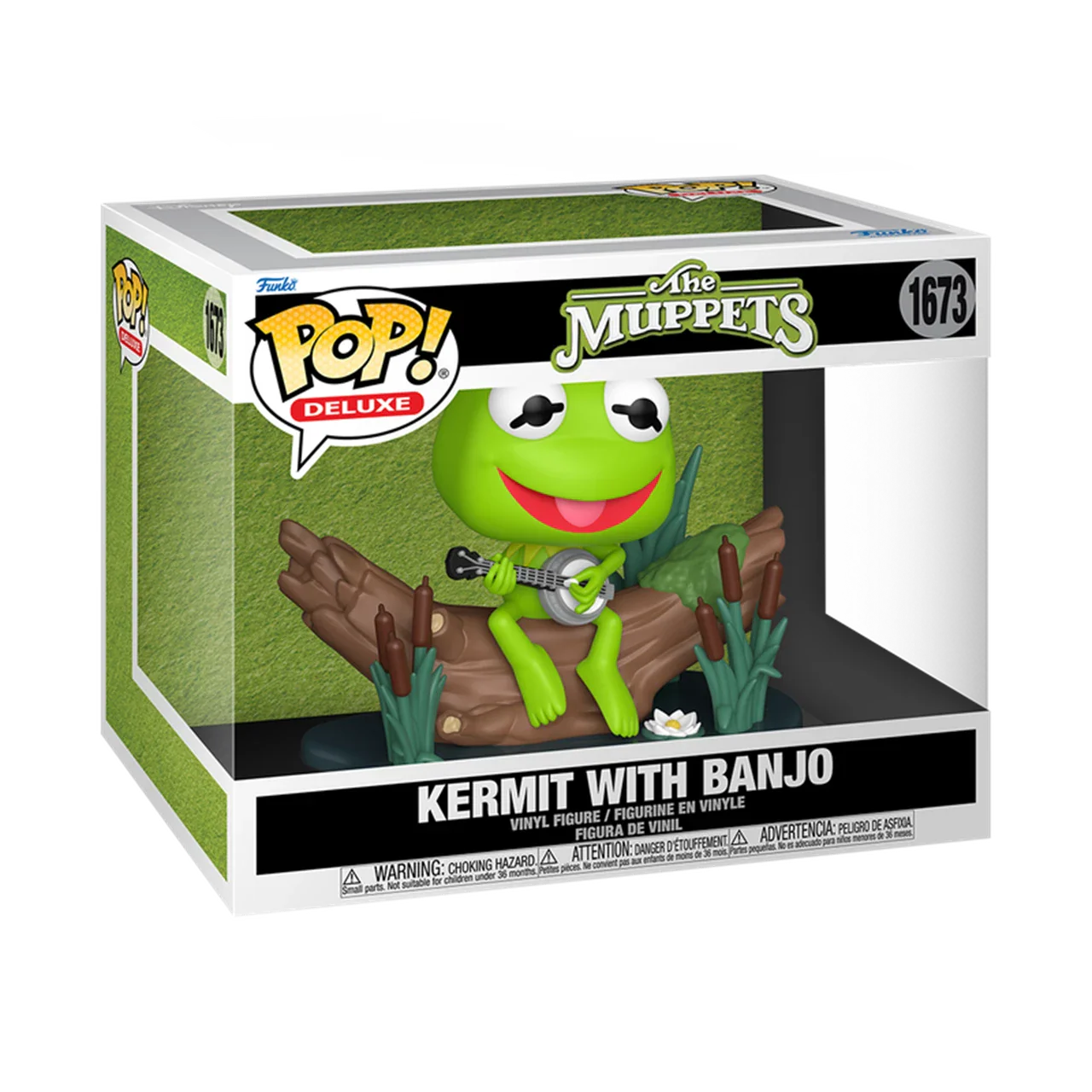 Kermit With Banjo - #1673 - Funko Pop! - Deluxe - Television - The Muppets S3