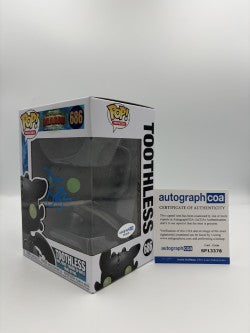Toothless - #686 - Funko Pop! - Movies - How to Train Your Dragon - Signed By Dean Dubois - Certified Autograph