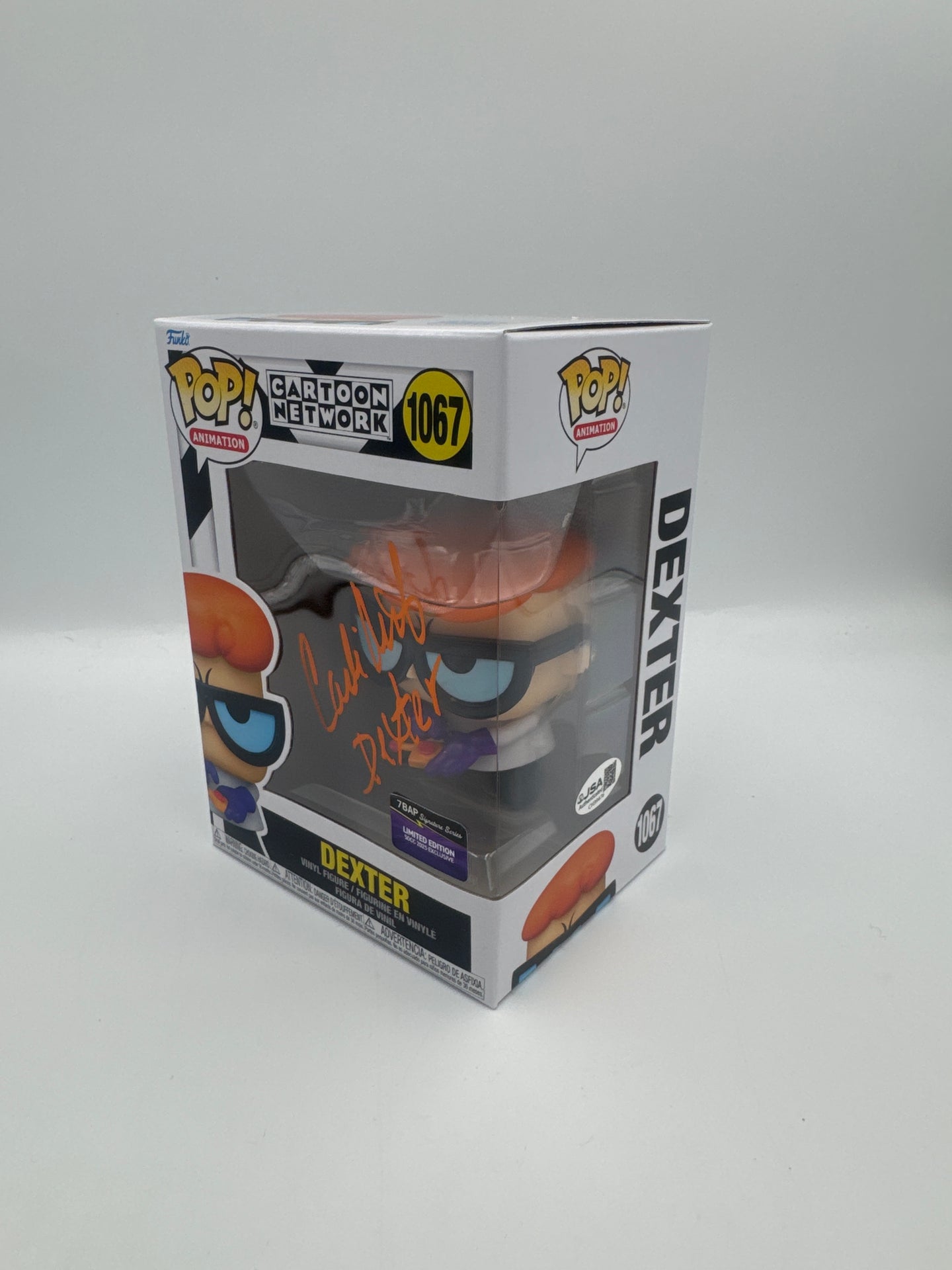Dexter - #1067 - Funko Pop! - Animation - Cartoon Network - Signed By Candi Milo- 7BAP Certified Funko Pop!