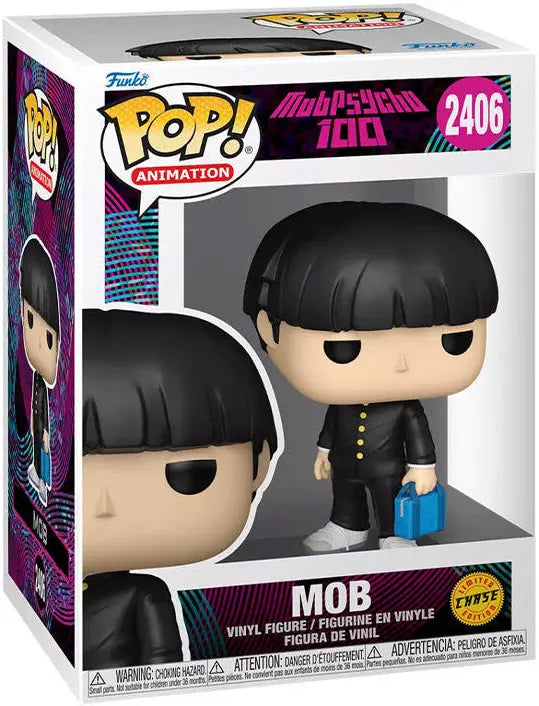Funko POP Animation Mob Psycho 100 Mob (Shigeo) - #2406 - Vinyl Figure - Chase Exclusive