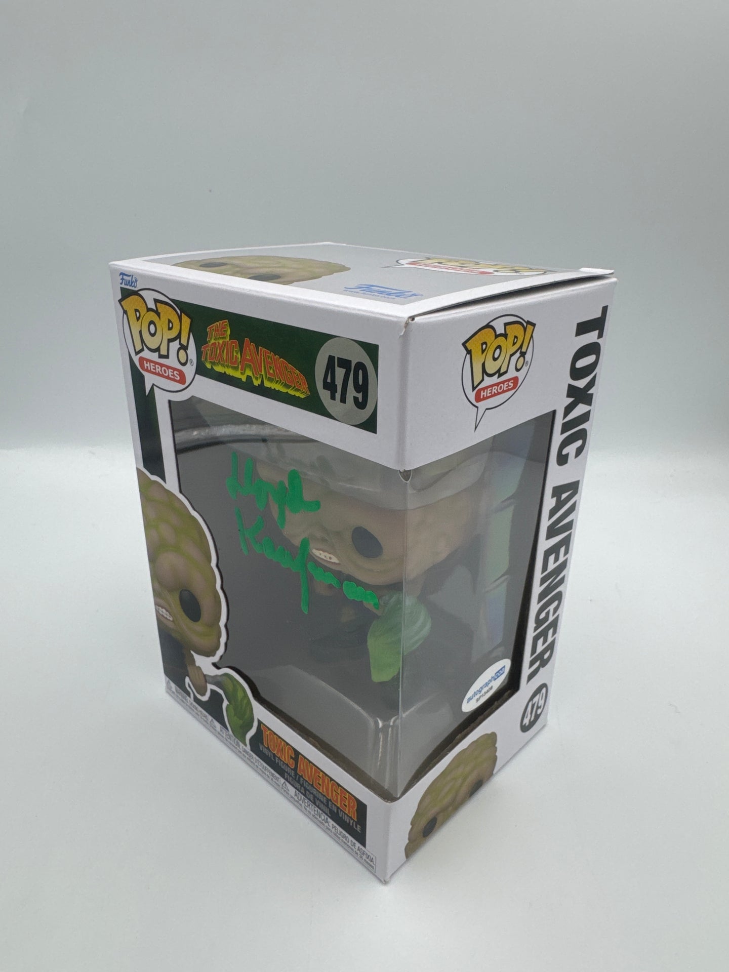 The Toxic Avenger GITD - #479- Funko Pop! - Signed By Lloyd Kaufman - Certified By Autographcoa