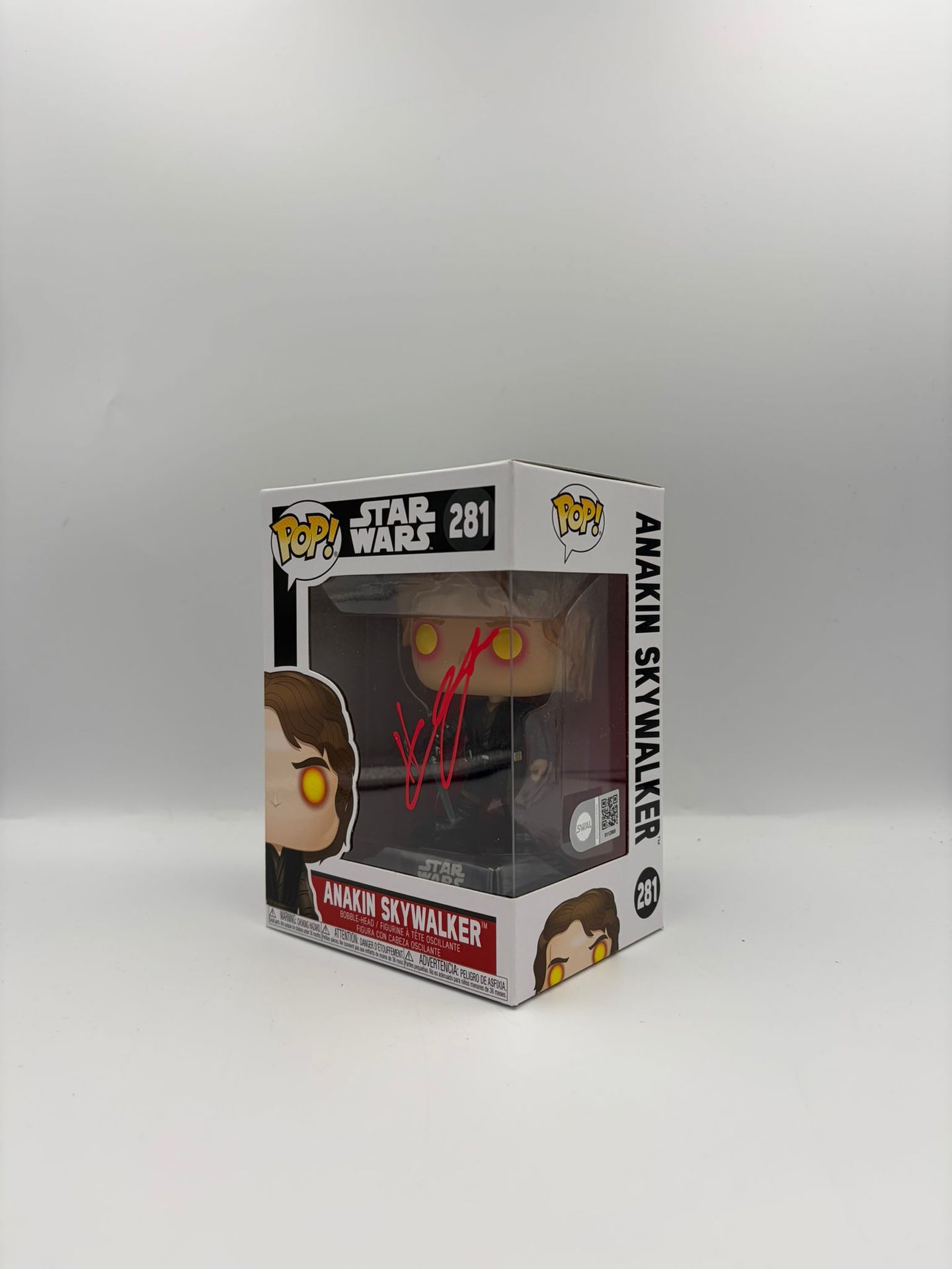 Anakin Skywalker - #281 - Starwars - Signed By Hayden Christensen - SWAU Certified Funko Pop!