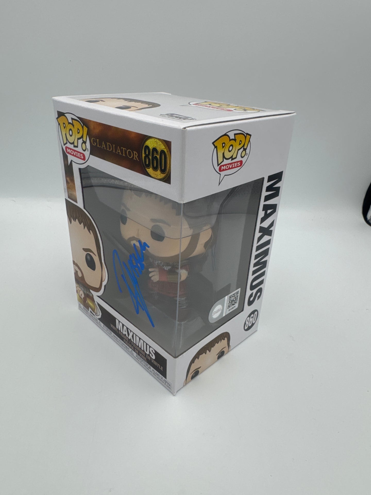 Maximus - #860 - Funko Pop! - Movies - Gladiator - Signed By Russel Crowe -Certified by SWAU