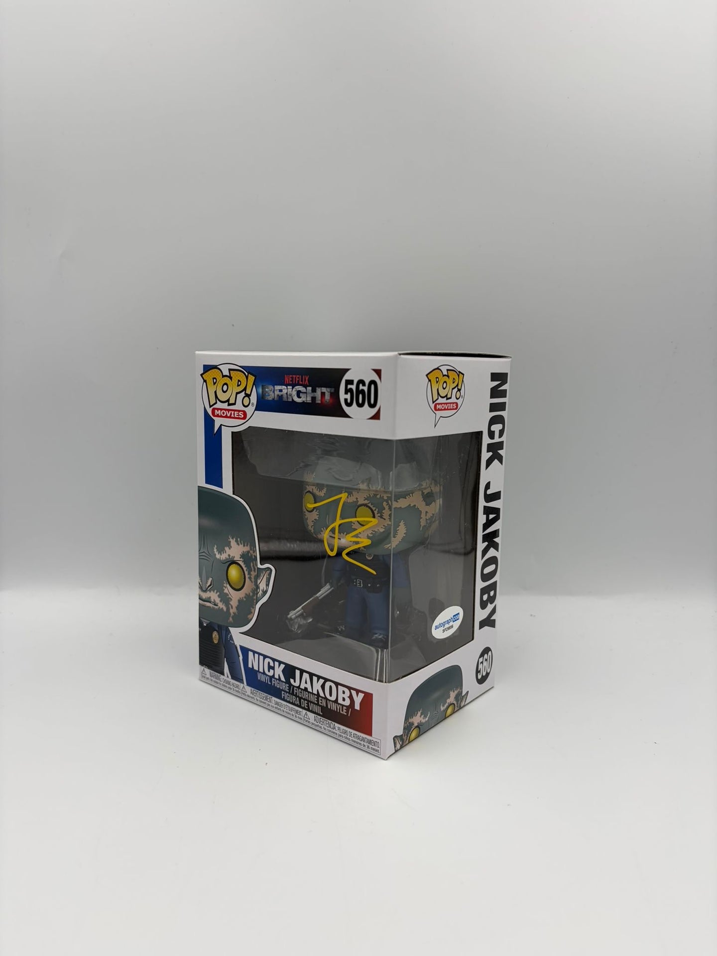 Nick Jakoby- #560 - Netflix Bright - Signed By Joel Edgerton - Autographcoa Certified Funko Pop!