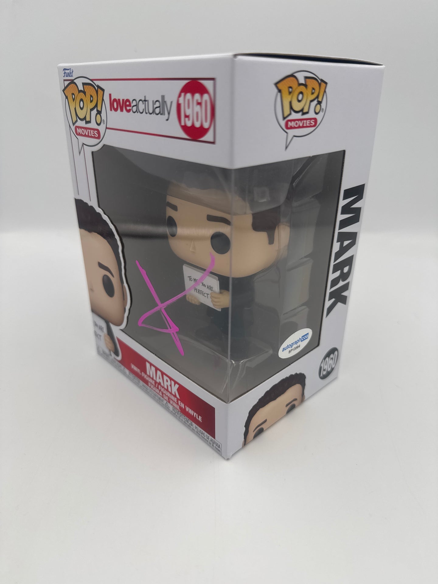 Mark - #1960 - Love Actually - Signed By Andrew Lincoln - Autographcoa Certified Funko Pop!