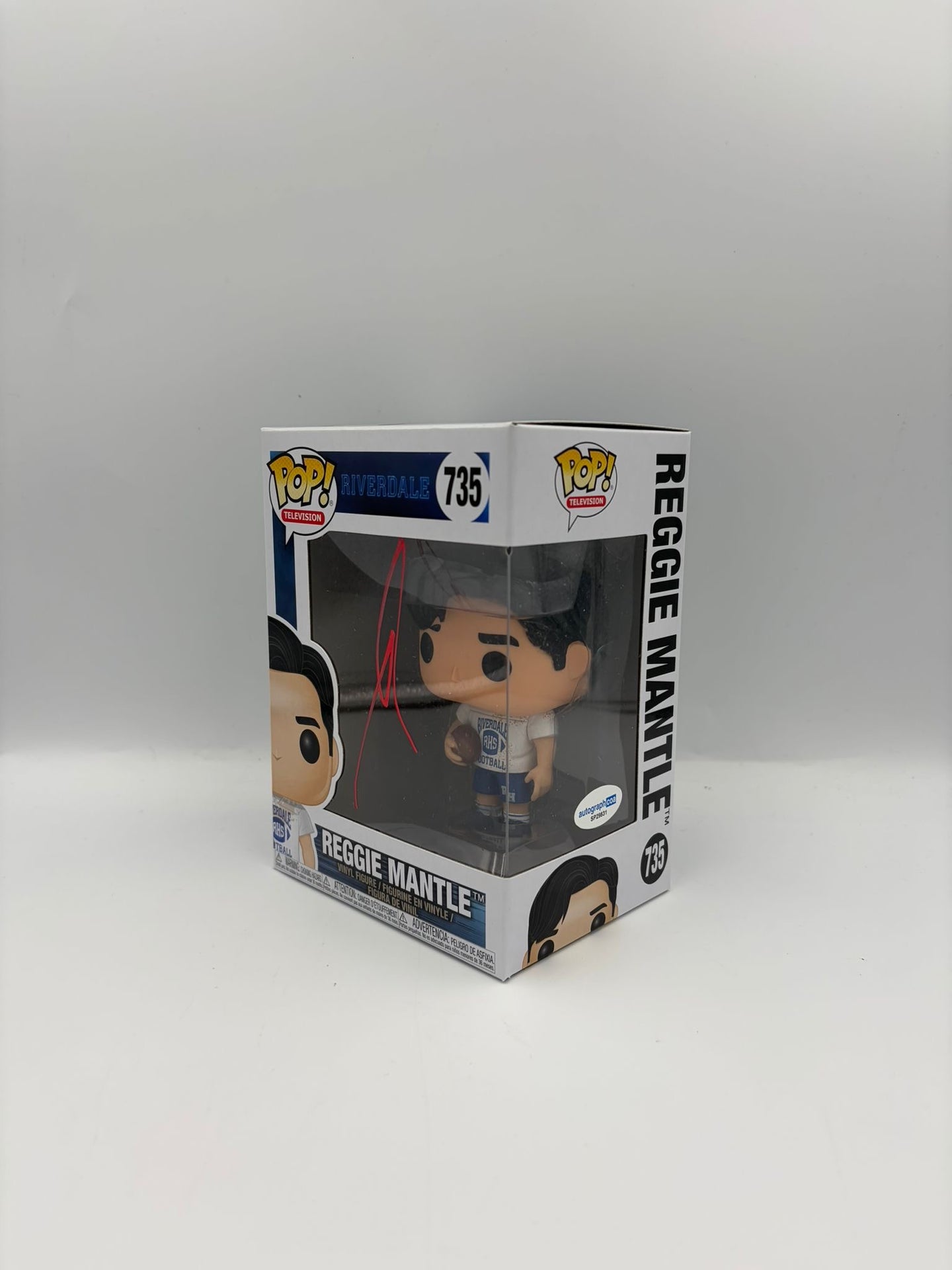 Reggie Mantle - #735- Riverdale - Signed By Charles Melton - Autographcoa Certified Funko Pop!