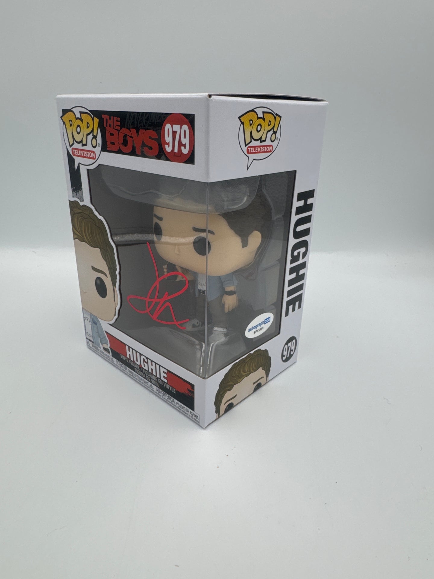 Hughie - #979 - Funko Pop! - The Boys - Signed By Jack Quaid - Certified Pop