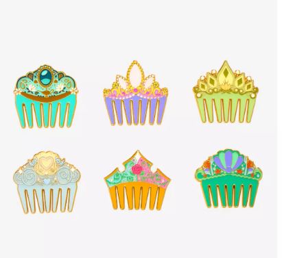 Disney Princess Combs Mystery Blind Box Pins - Loungefly - CMPOP Exclusive