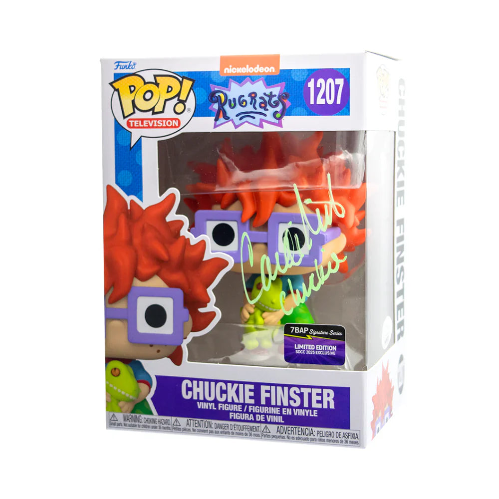 Chuckie Finster- #1207 - Funko Pop! - Television - Rugrats - Signed By Candi Milo - 7BAP 50 PCS