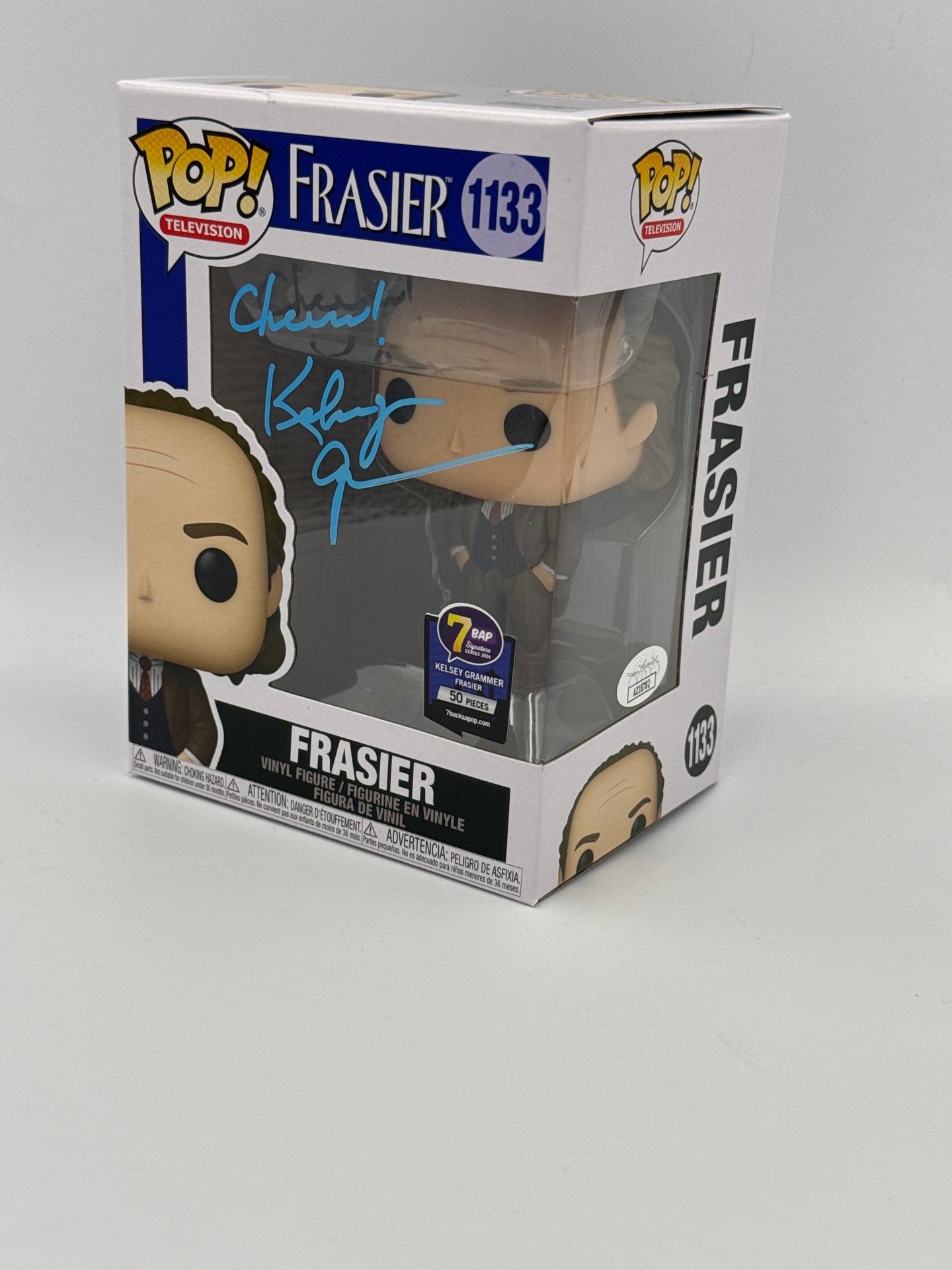 Frasier - #1133- Funko Pop! - Frasier - Television - 7 BAP - 50 PCS - Signed POP! - Signed by Kelsey Grammer