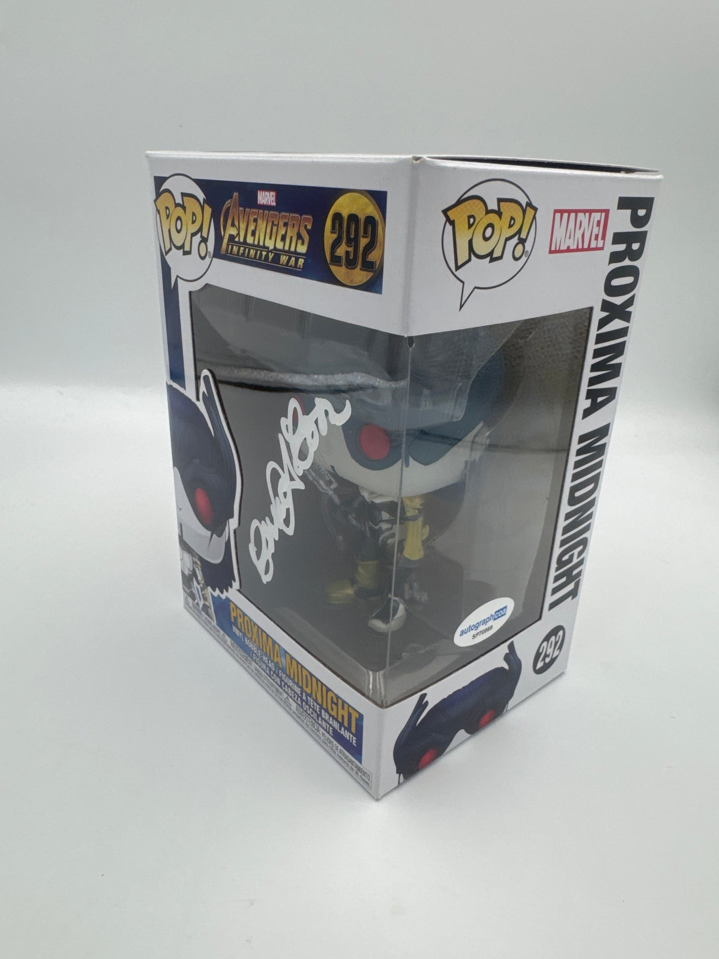 Proxima Midnight - #292 - Funko Pop! - Avengers Infinity War - Signed By Carrie Coon - Autographcoa Certified