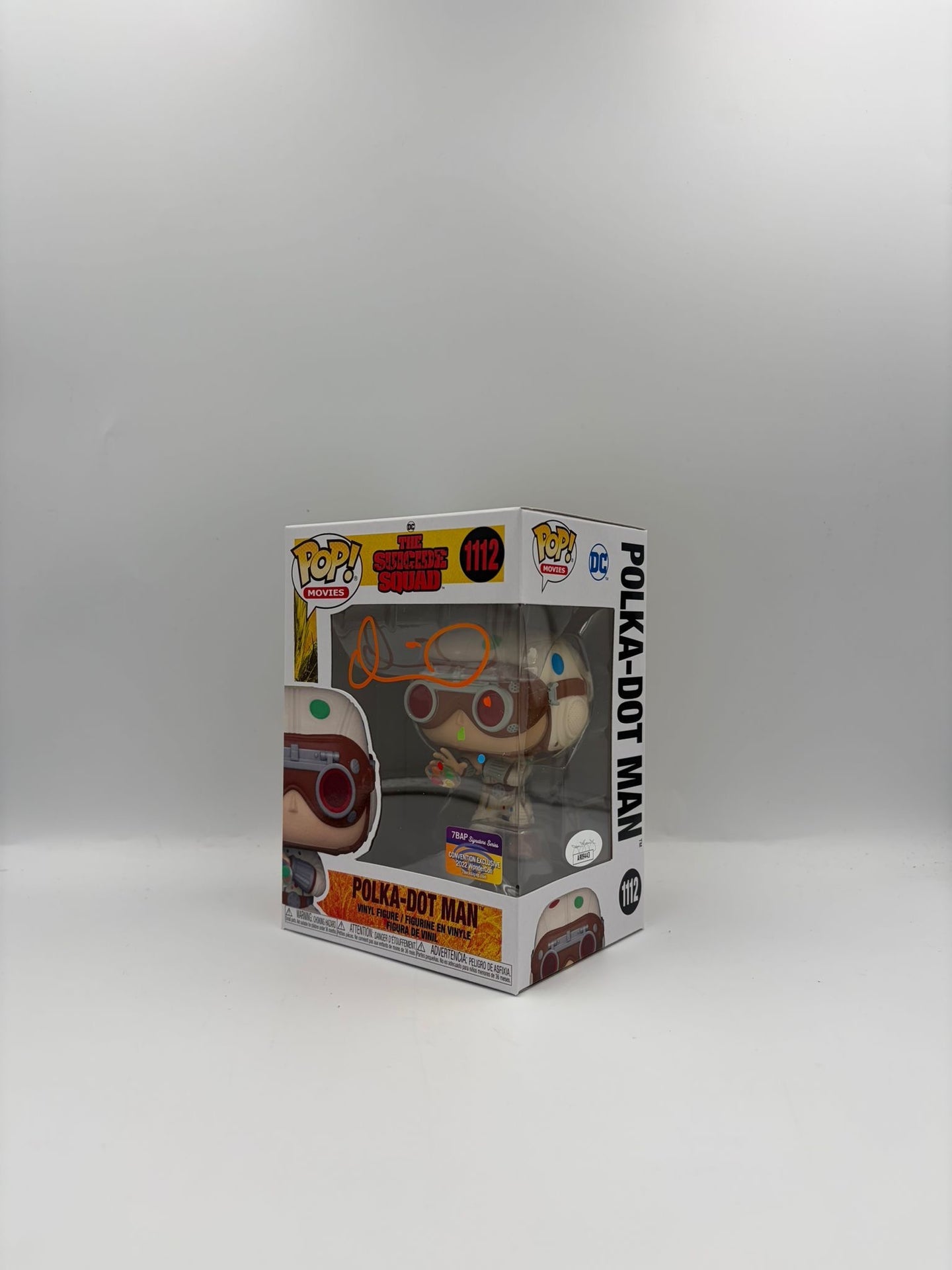 Polka Dot Man - #1112 - Animation - The suicide Squad- Signed By David Dastmalchain - 7BAP Certified Funko Pop!
