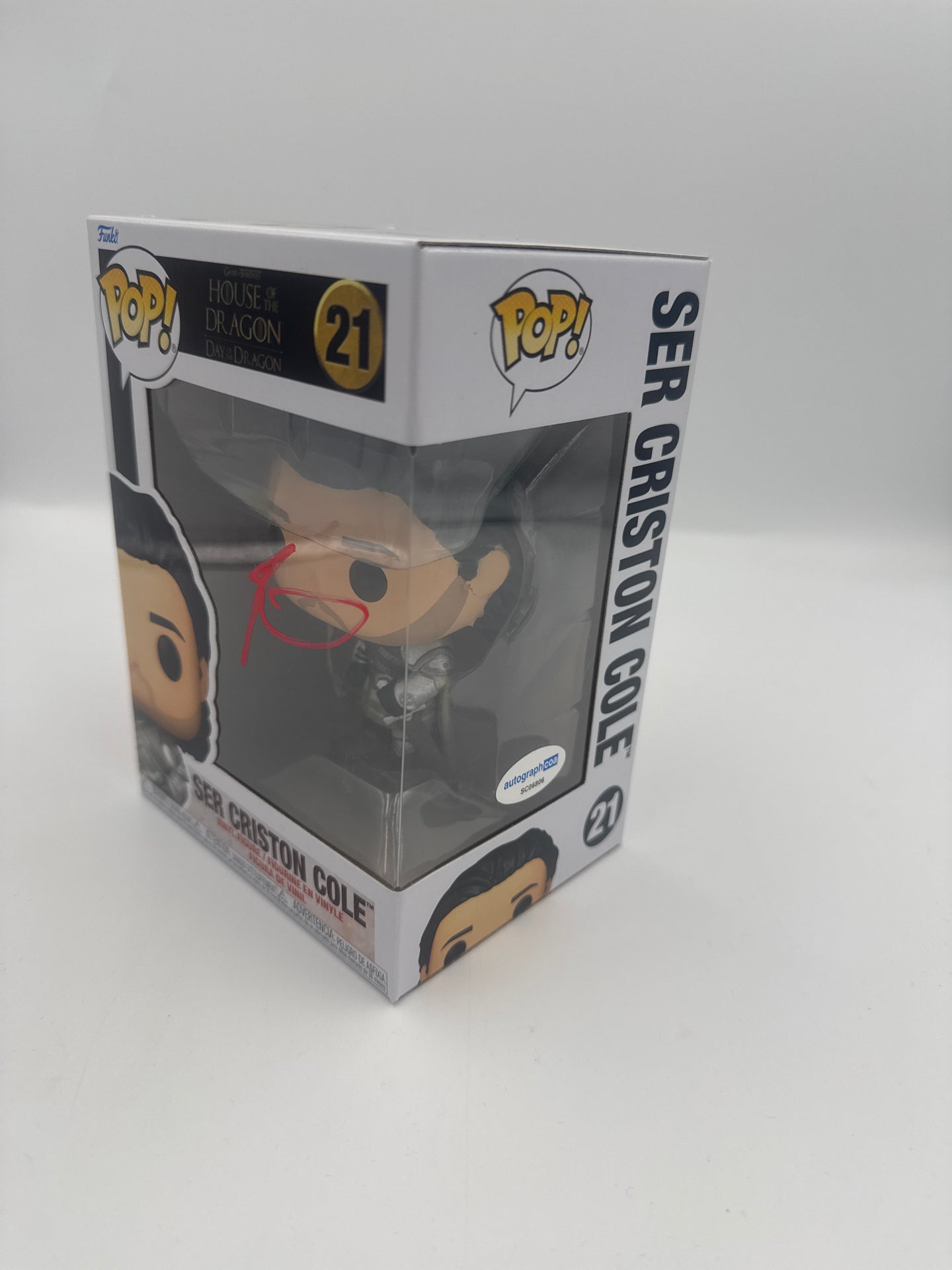 Ser Criston Cole - #21 - Funko Pop! - House Of The Dragon - Signed By Fabian Frankle