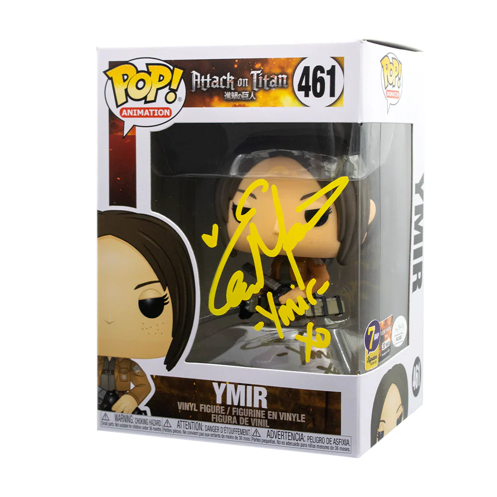 Ymir- #461 - Animation - Attack of the Titan- Signed By Elizabeth Maxwell - 7BAP Certified Funko Pop!
