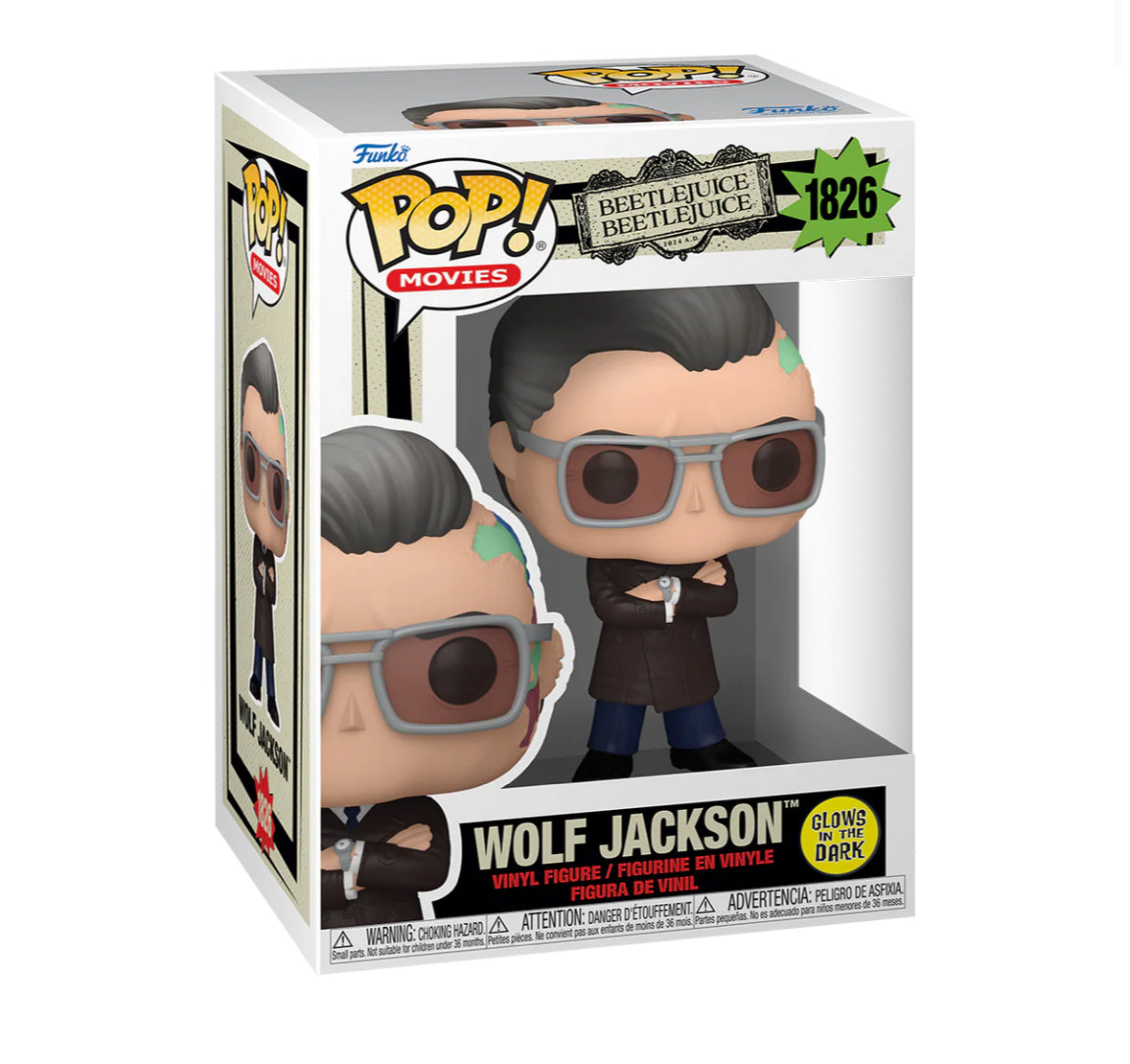 Wolf Jackson - #1826 - Funko Pop! - Movies - Beetlejuice - GITD