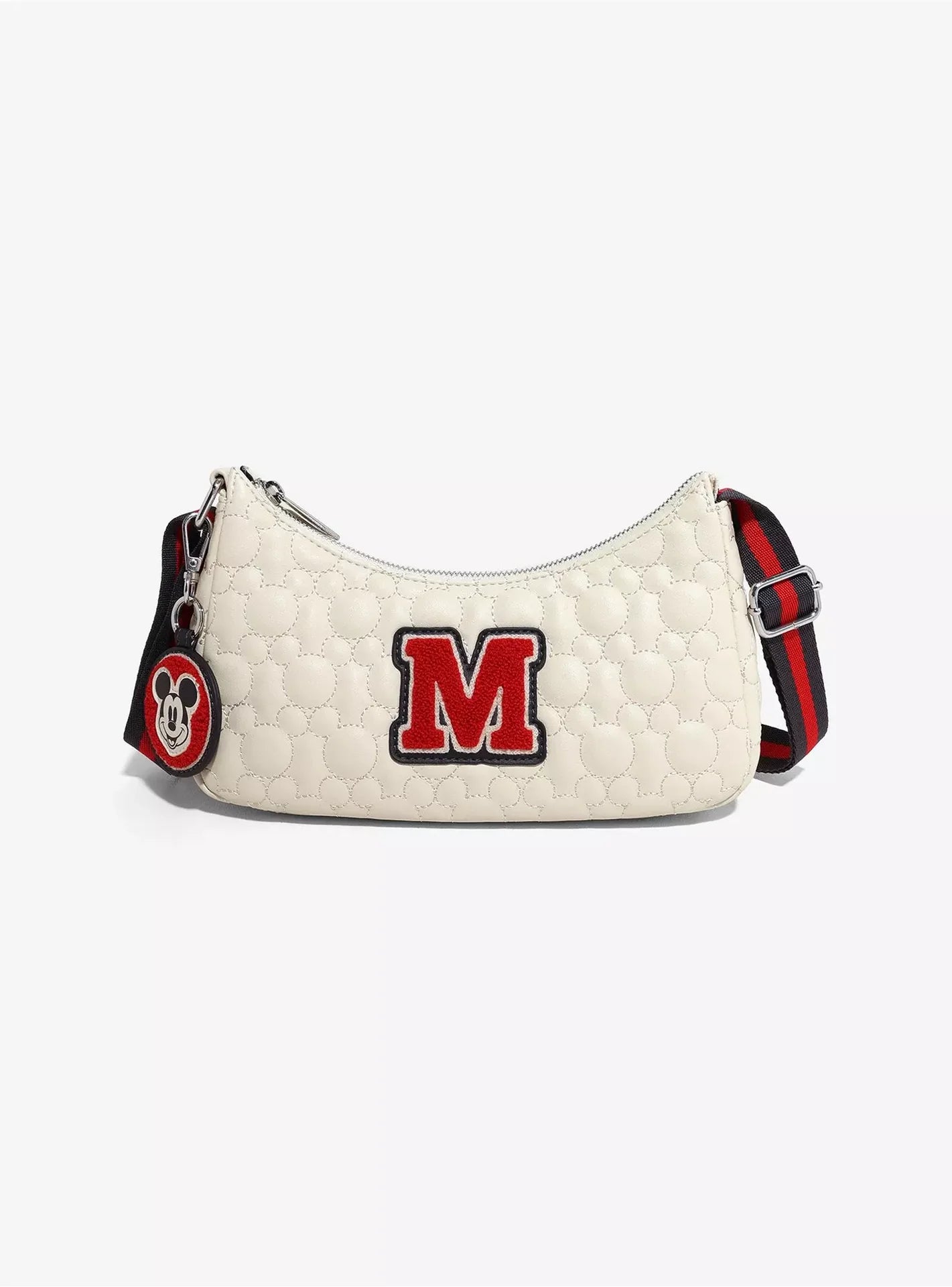 Mickey Mouse Quilted Chenille Patch Crossbody - Disney - Loungefly
