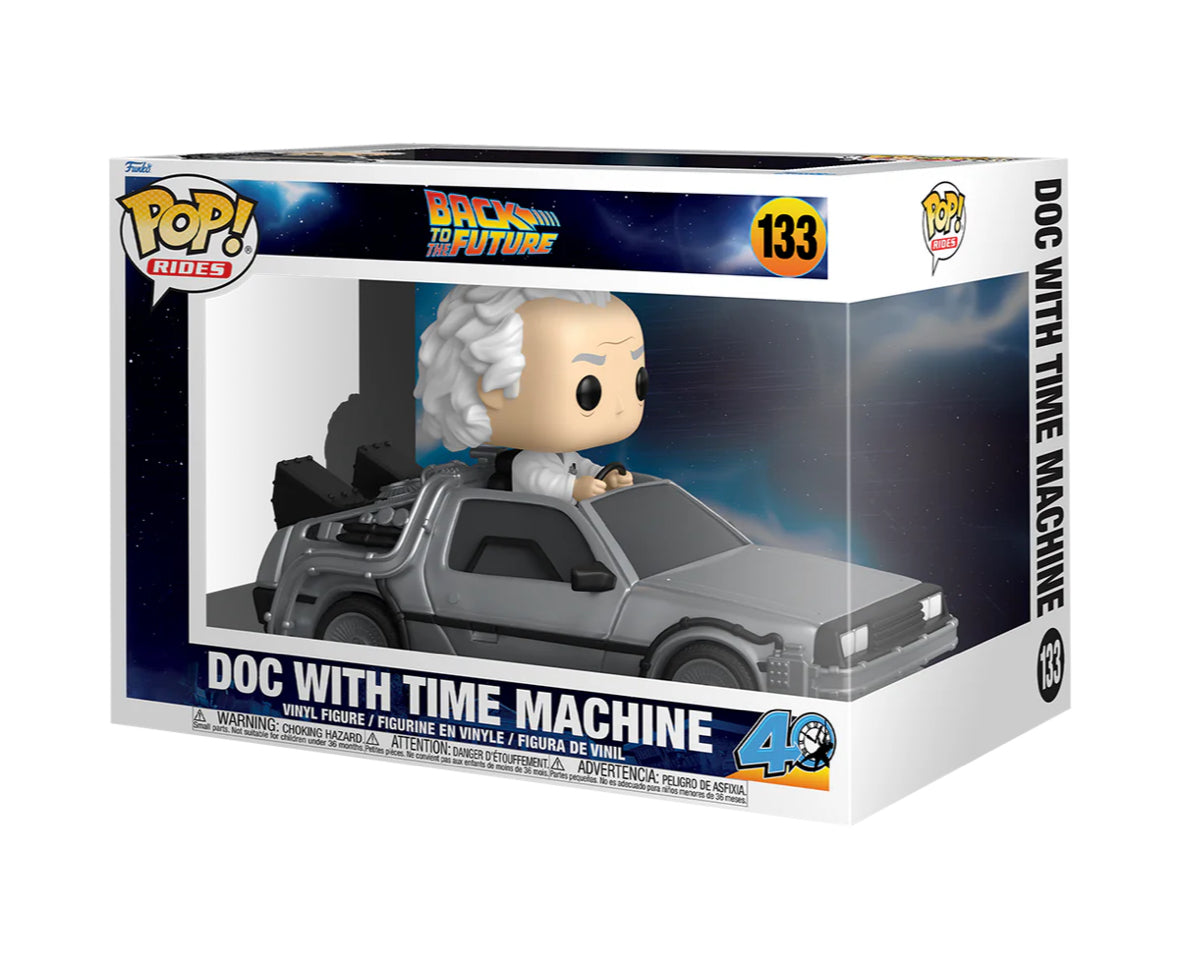 Doc with Time Machine - #133 - Funko Pop! - POP Rides - Movies - Back to the Future 2