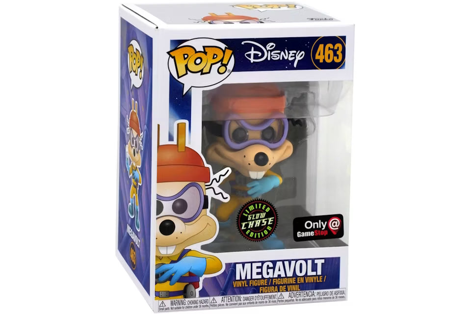 Megavolt - #463 - Funko Pop! - Disney - Gamestop Exclusive - Glow Chase Exclusive