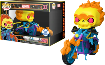 Ghost Rider - #33 - Funko Pop! - Marvel -Rides - GITD - Funko Exclusive