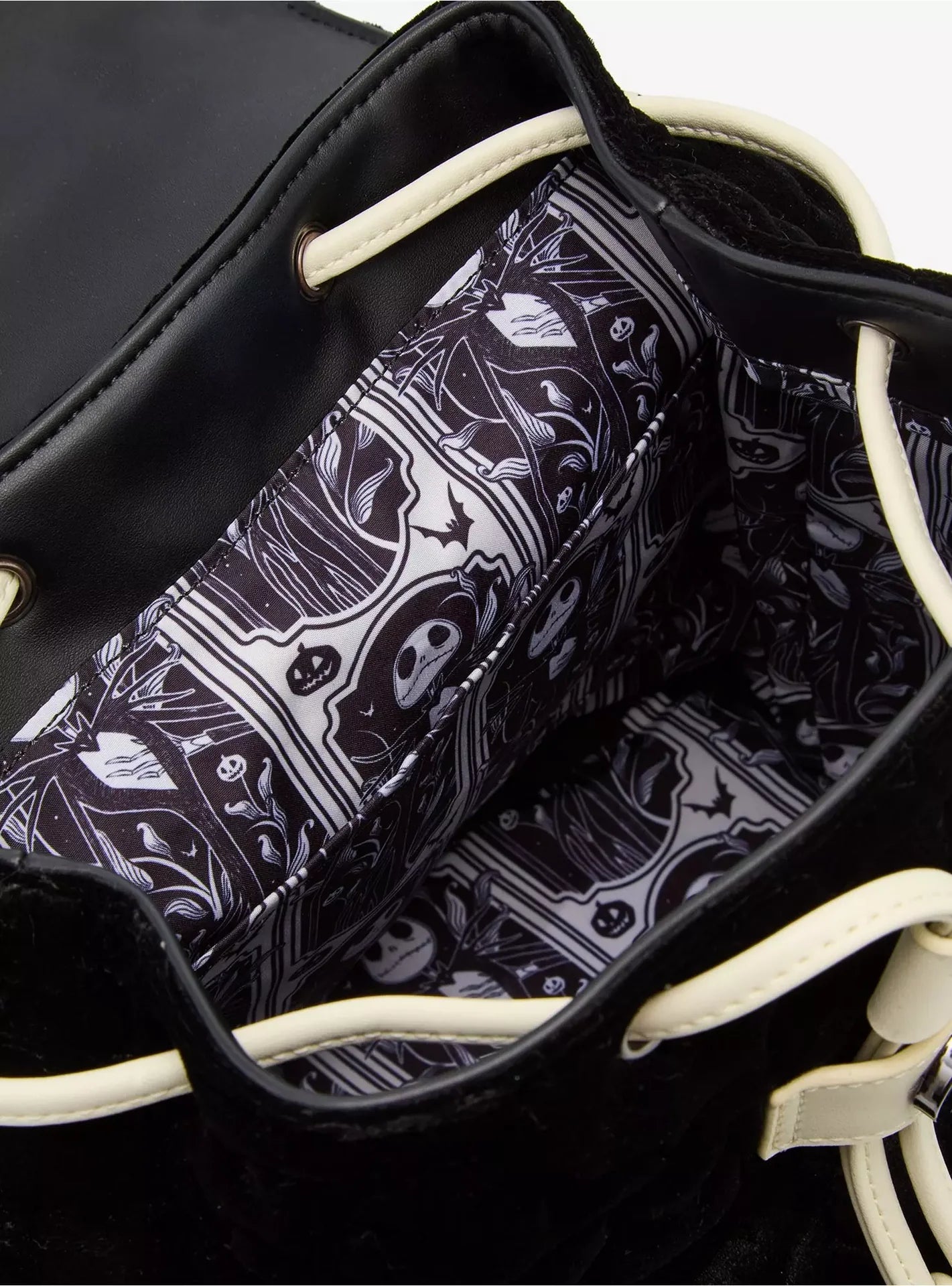 Disney The Nightmare Before Christmas Quilted Bat Mini Backpack (10th Anniversary Edition) - Loungefly