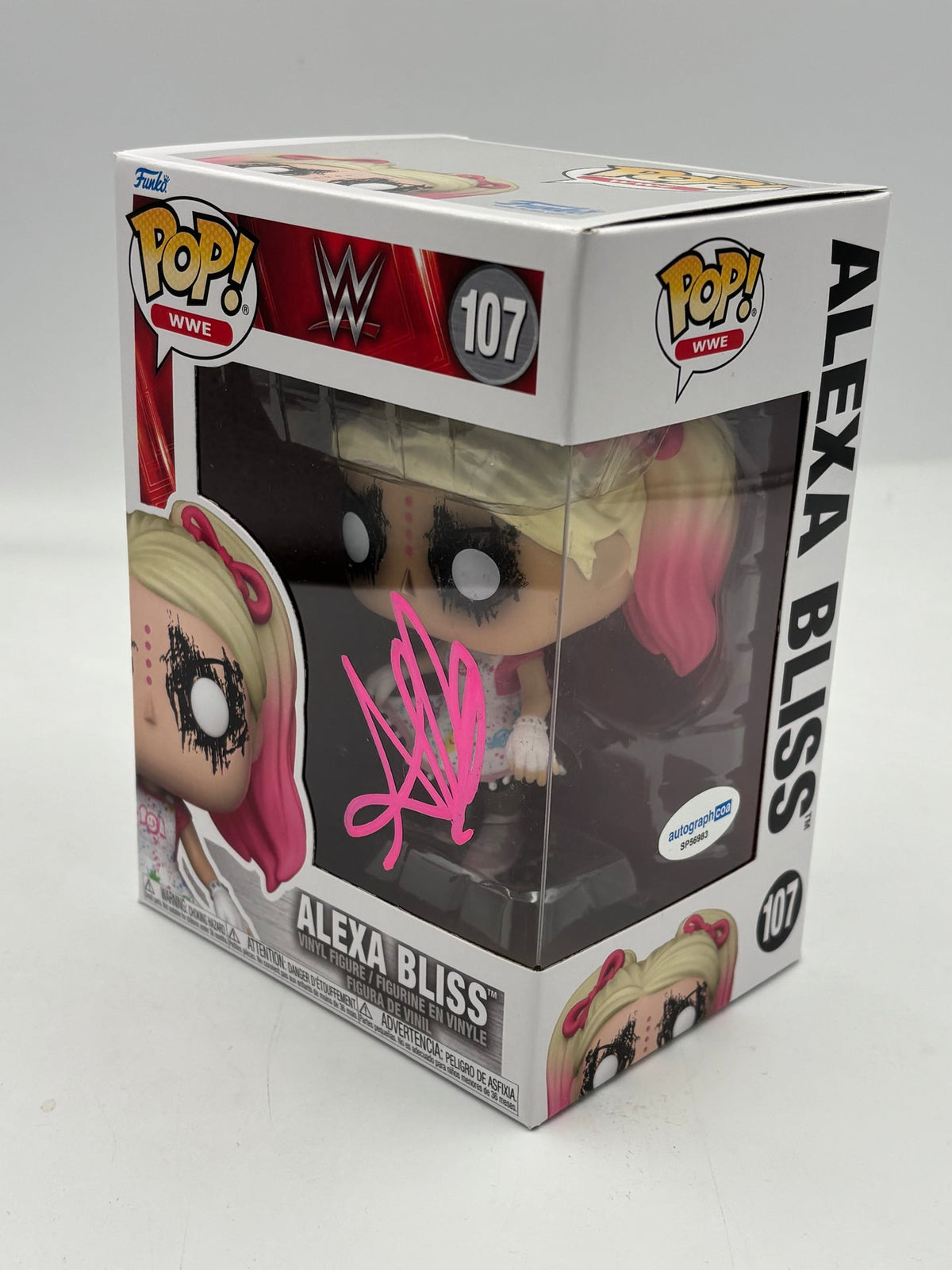 Alexa Bliss - #107 - Funko Pop! - WWE - Signed By Alexa Bliss - Autographcoa Certificated