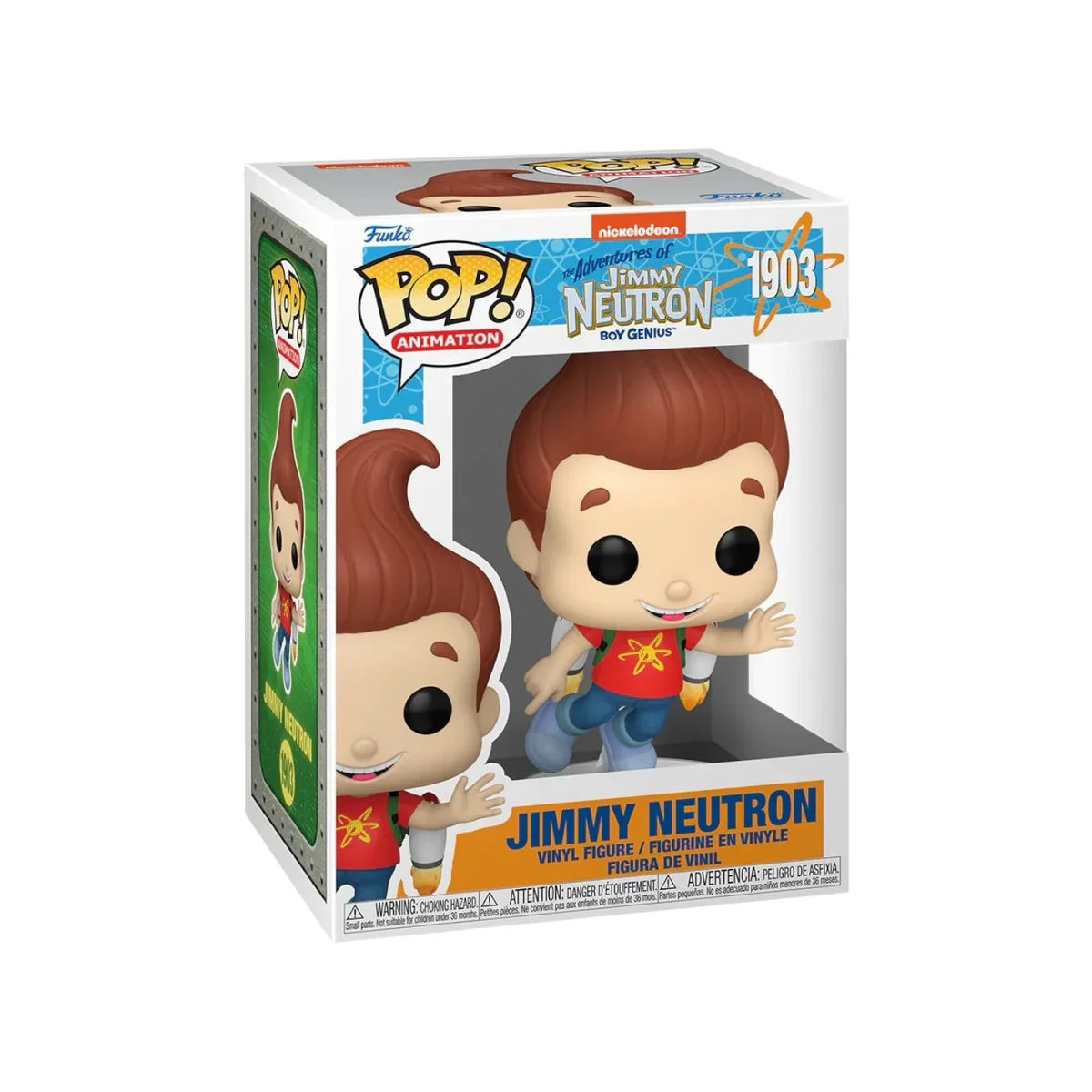 Jimmy Neutron - #1903 - Funko Pop! - Animation - Nickelodeon - The Adventures of Jimmy Neutron