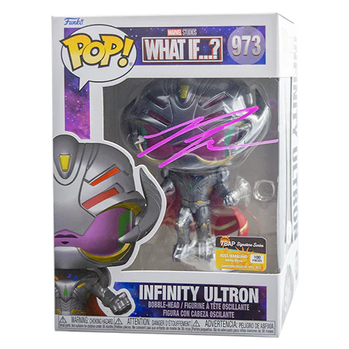 Infinity Ultron - #973 - What If? - Signed By Ross Marquand - 7BAP Certified Funko Pop!