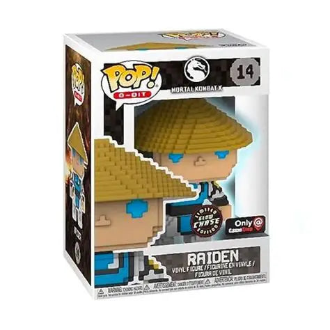Raiden - 8-Bit - #14 - Funko POP! Mortal Kombat X - Gamestop Exclusive - Glow Chase Exclusive