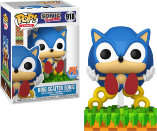 Ring Scatter Sonic - #918 - Funko Pop! - Sonic the Hedgehog - PX exclusive