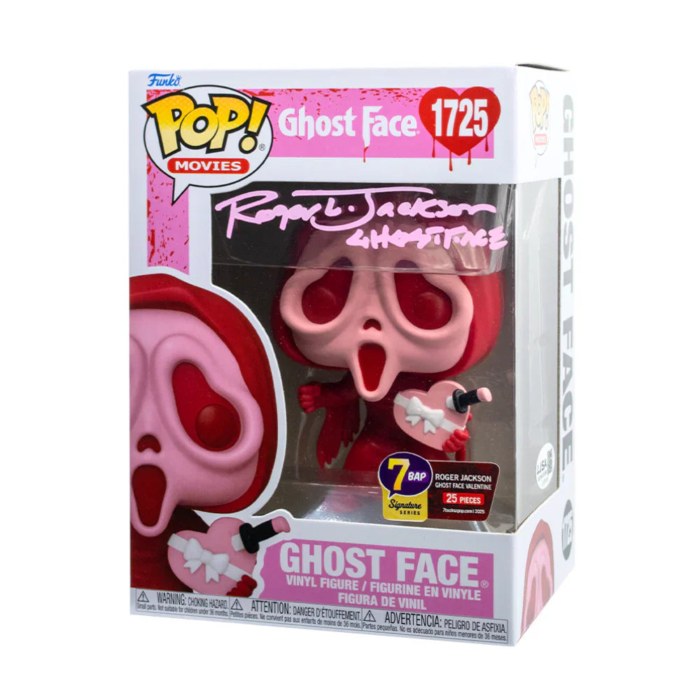 Ghost Face - #1725 - Ghost Face - Movies - Signed By Roger Jackson - 7BAP Certified Funko Pop!